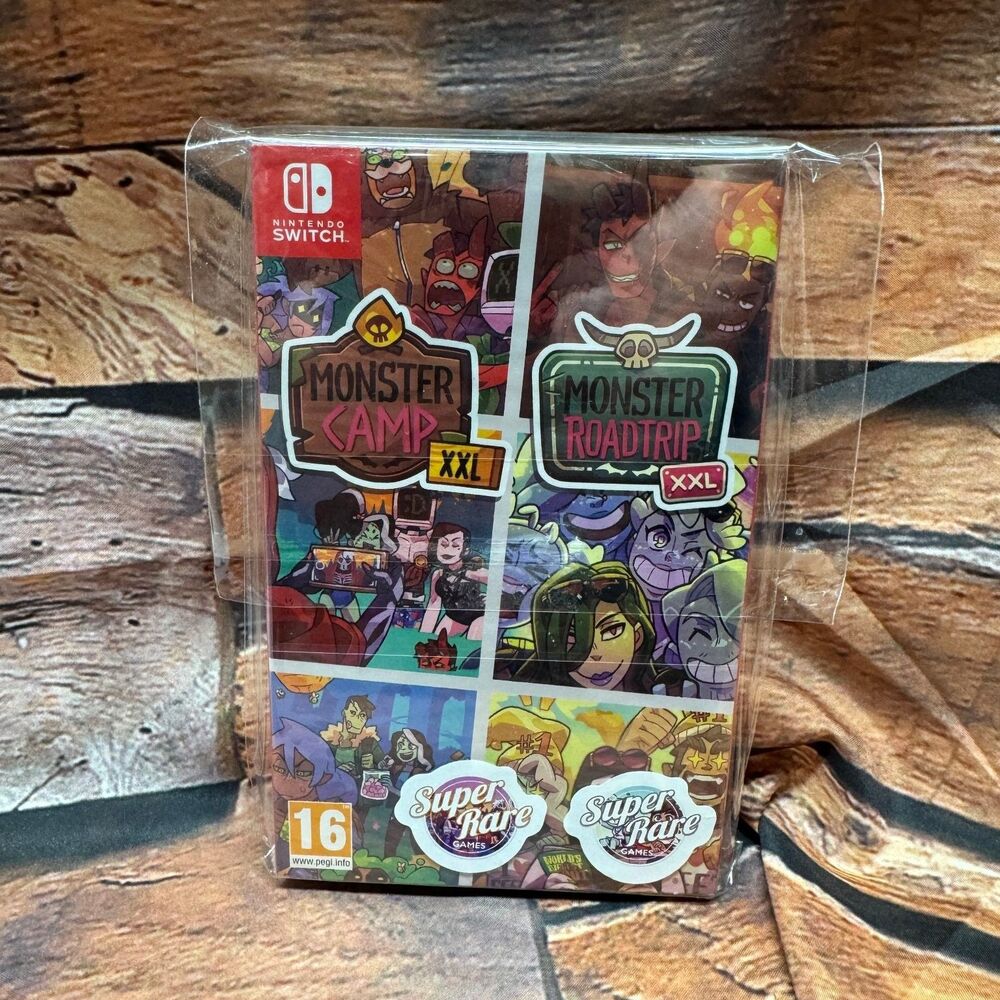 Monster Camp XXL + Monster Roadtrip XXL Double Pack Nintendo Switch SRG Sealed